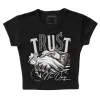 Sail 5s DopeSkill Women's Crop Top Trust No One Graphic sold by DopeSkill