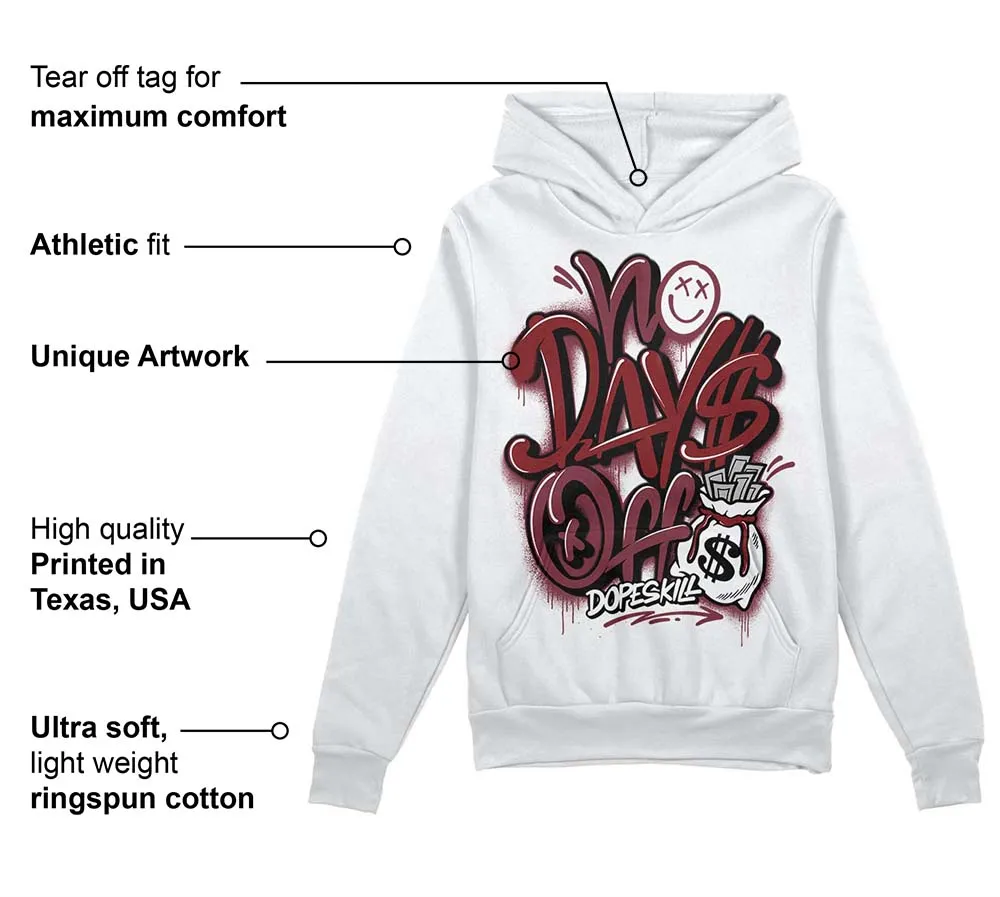 Team Red 1s DopeSkill Hoodie Sweatshirt No Days Off Graphic sold by DopeSkill product image thumbnail 3