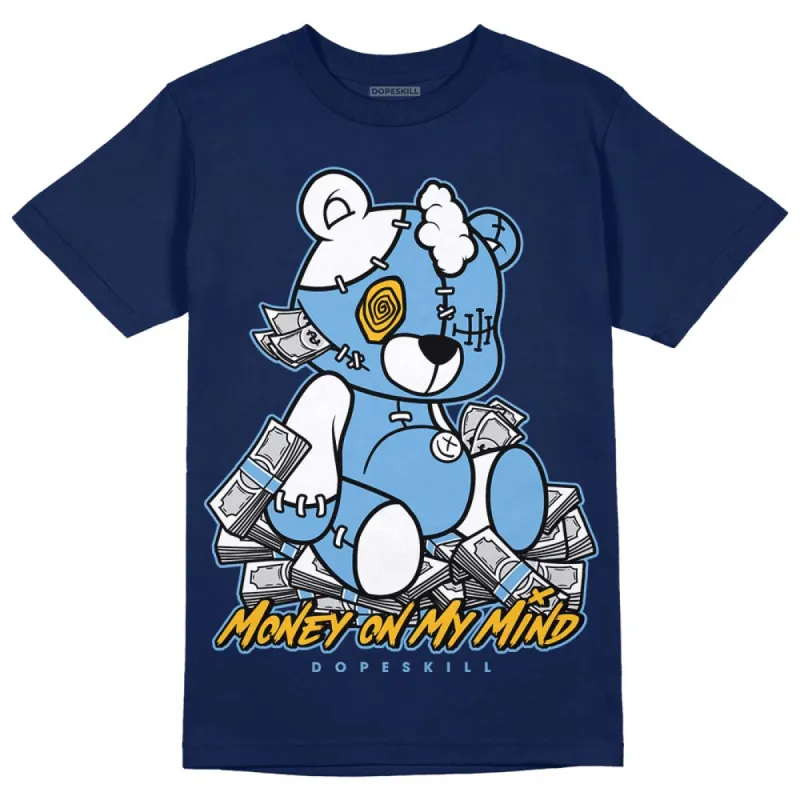 First In Flight 1s DopeSkill Navy T-shirt MOMM Bear Graphic sold by DopeSkill
