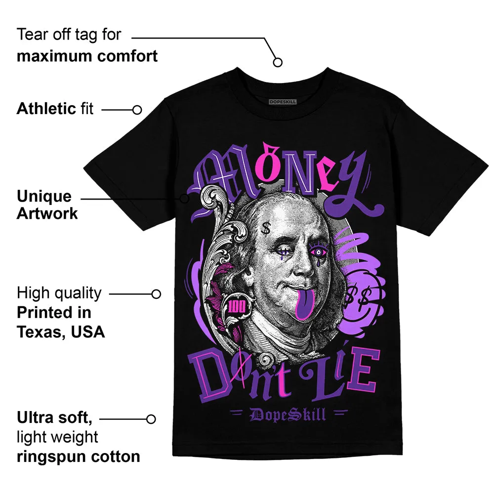 PURPLE Collection DopeSkill T-Shirt Money Don't Lie Graphic sold by DopeSkill product image thumbnail 3