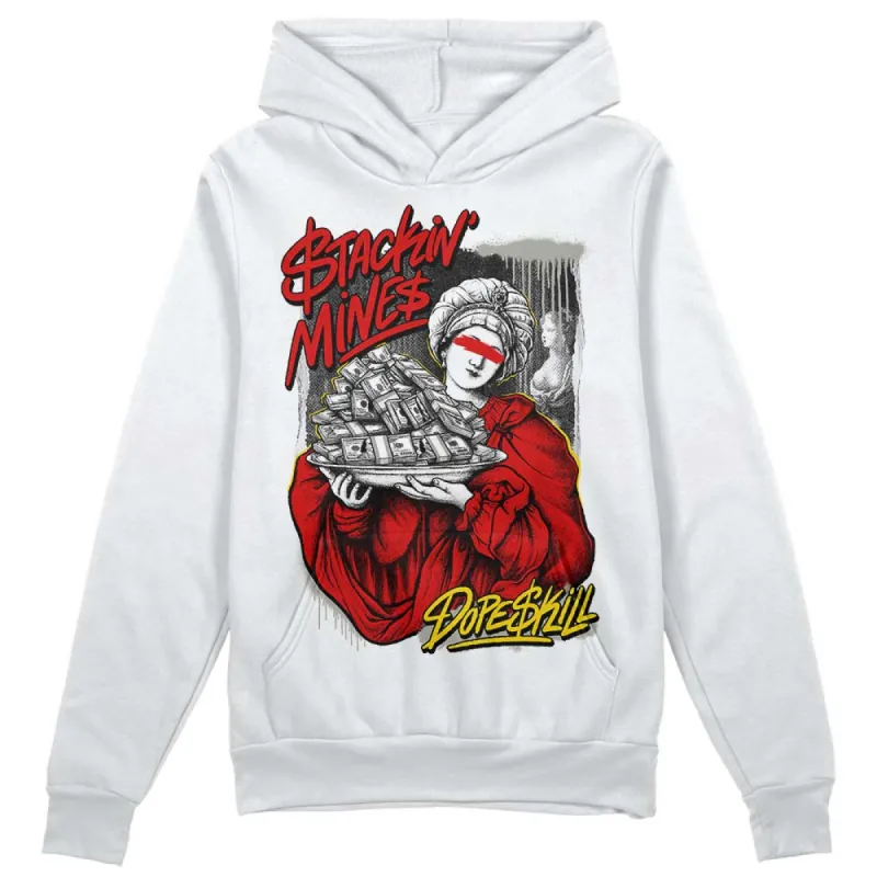 Fire Red 3s DopeSkill Hoodie Sweatshirt Stackin Mines Graphic sold by DopeSkill