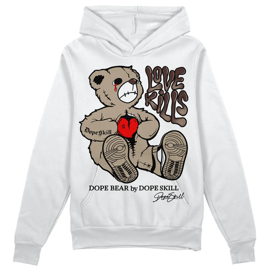 Latte 1s DopeSkill Hoodie Sweatshirt Love Kills Graphic sold by DopeSkill
