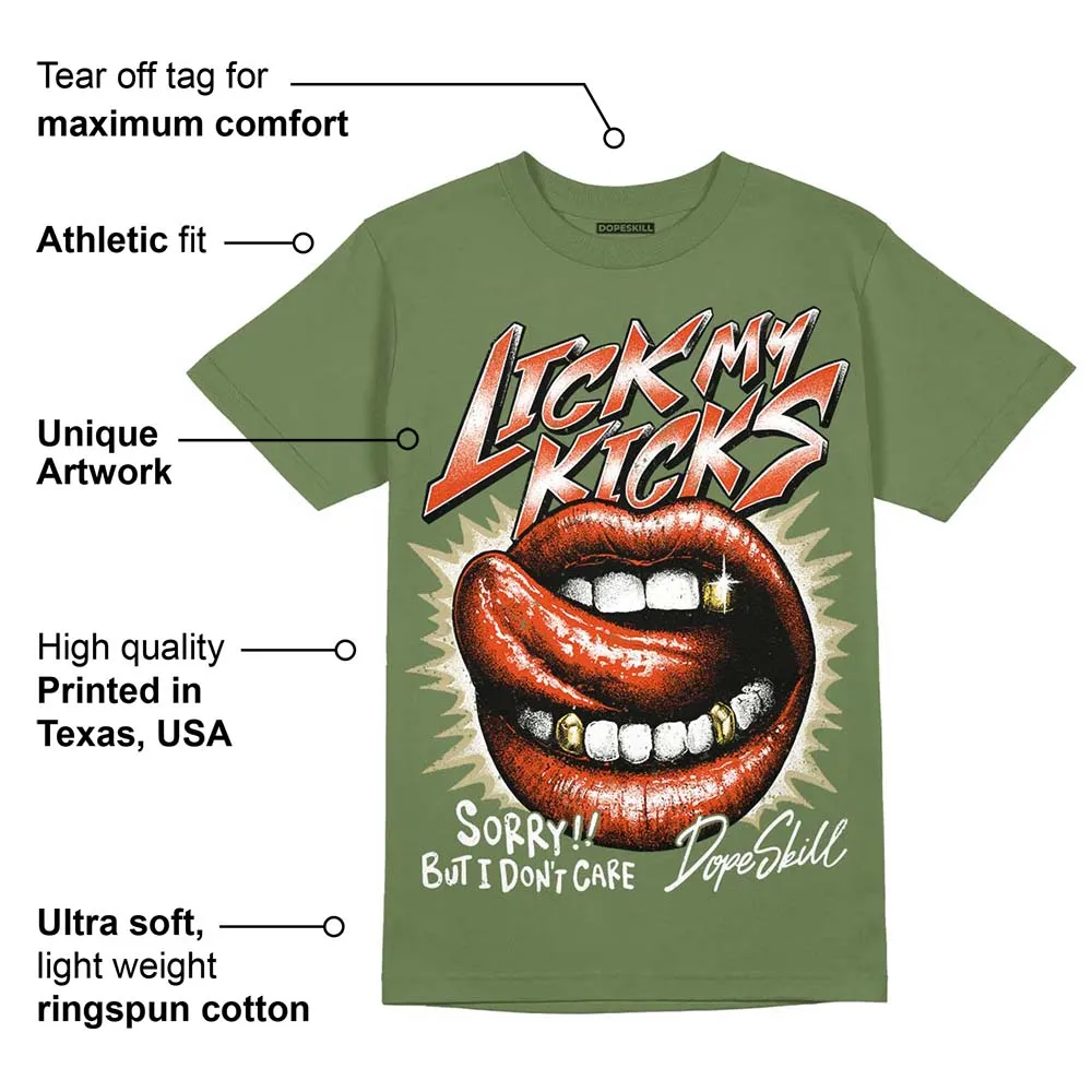 Olive Collection DopeSkill Olive T-shirt Lick My Kicks Graphic sold by DopeSkill product image thumbnail 2