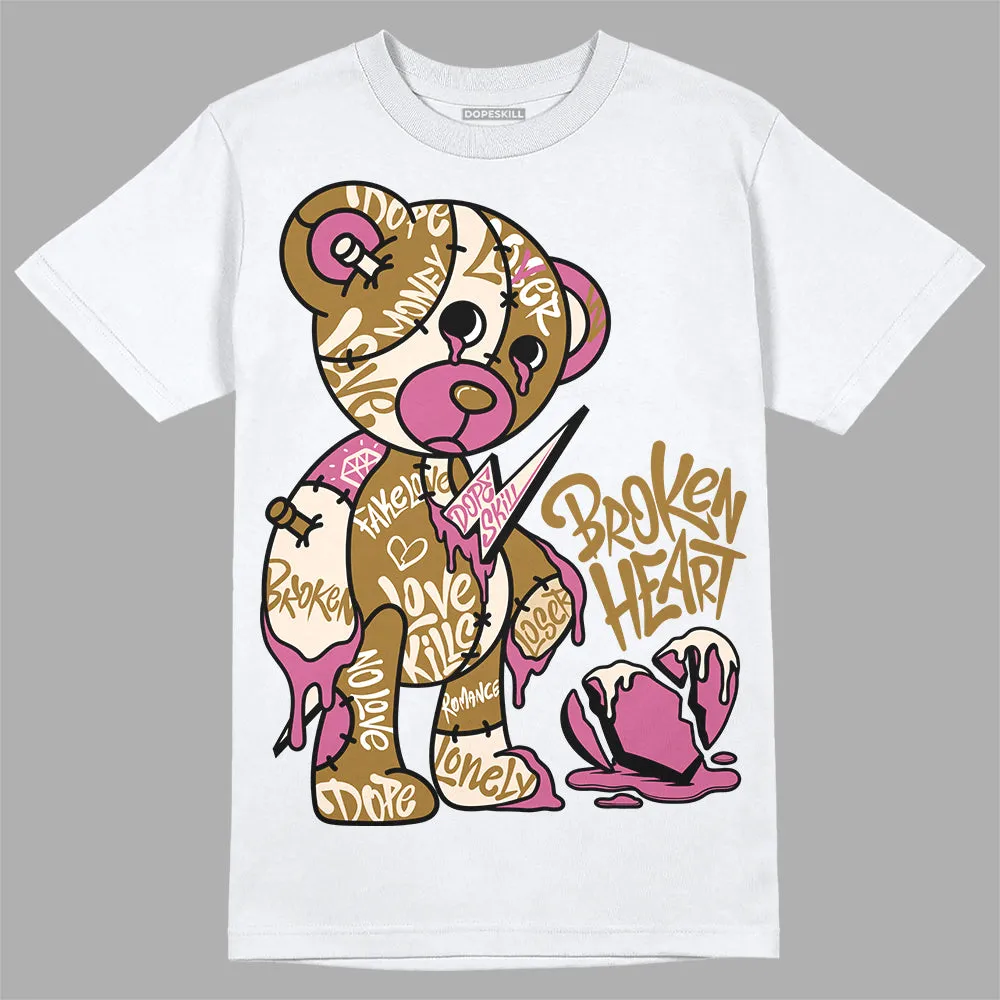 Dunk Bronzine Playful Pink Coconut Milk DopeSkill T-Shirt Broken Heart Graphic sold by DopeSkill