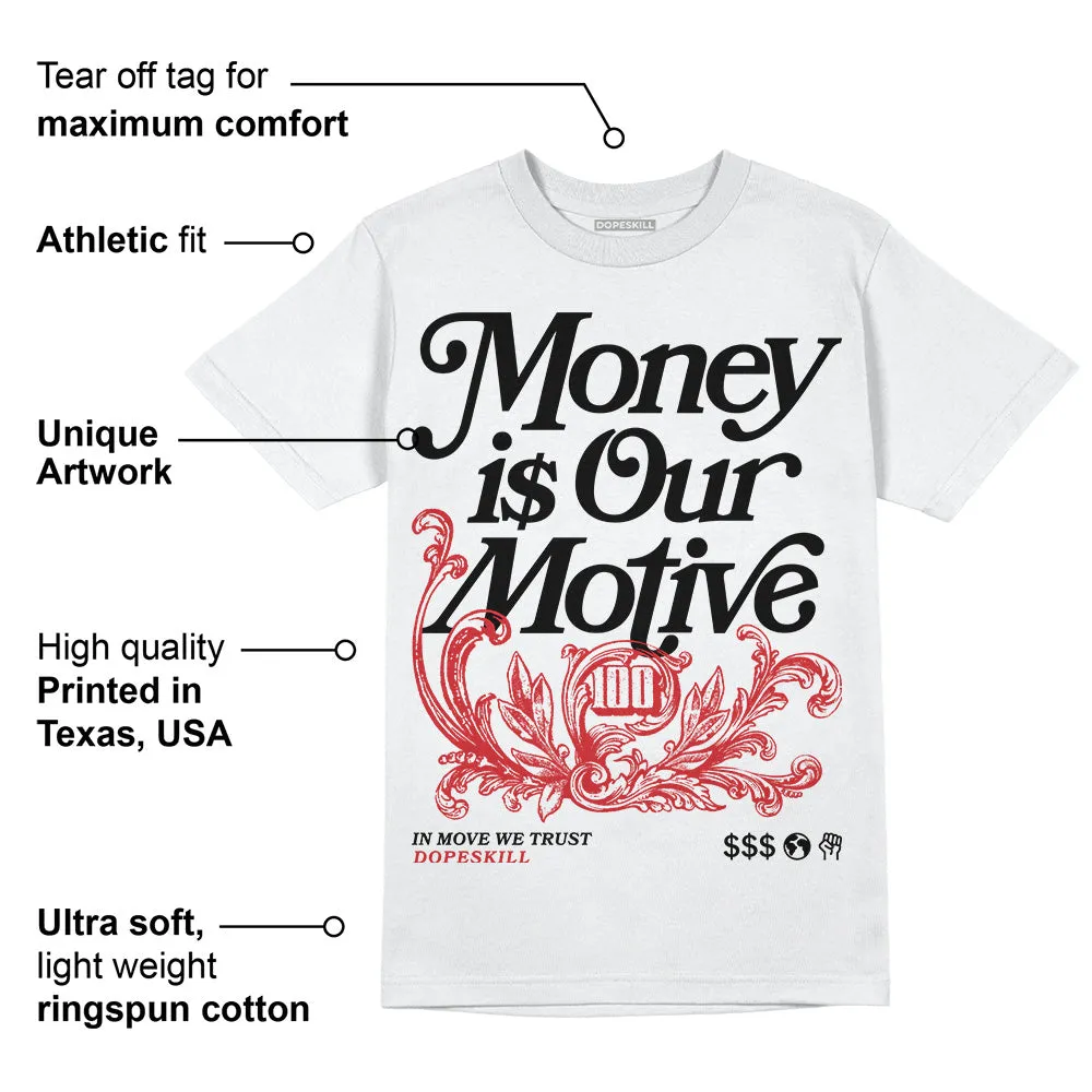 Red Taxi 12s DopeSkill T-Shirt Money Is Our Motive Typo Graphic sold by DopeSkill product image thumbnail 3