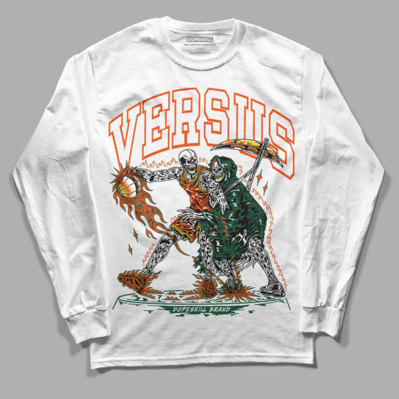 Dunk Team Dark Green Orange DopeSkill Long Sleeve T-Shirt VERSUS Graphic sold by DopeSkill