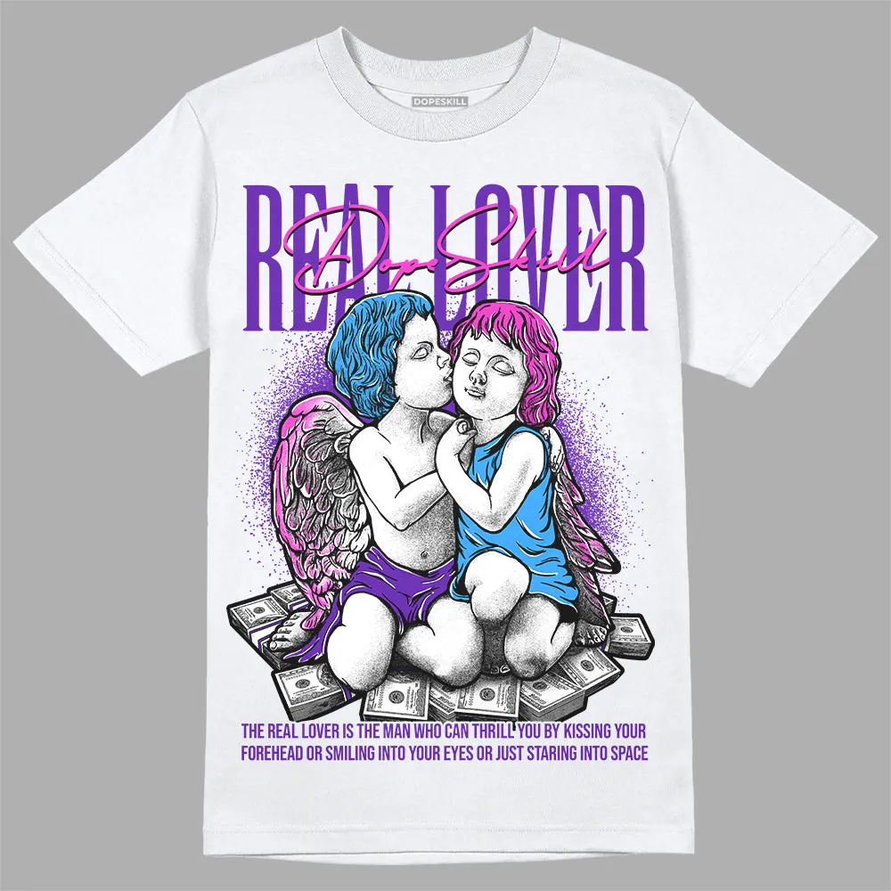 Dunk Purple Championship Court White DopeSkill T-Shirt Real Lover Graphic sold by DopeSkill