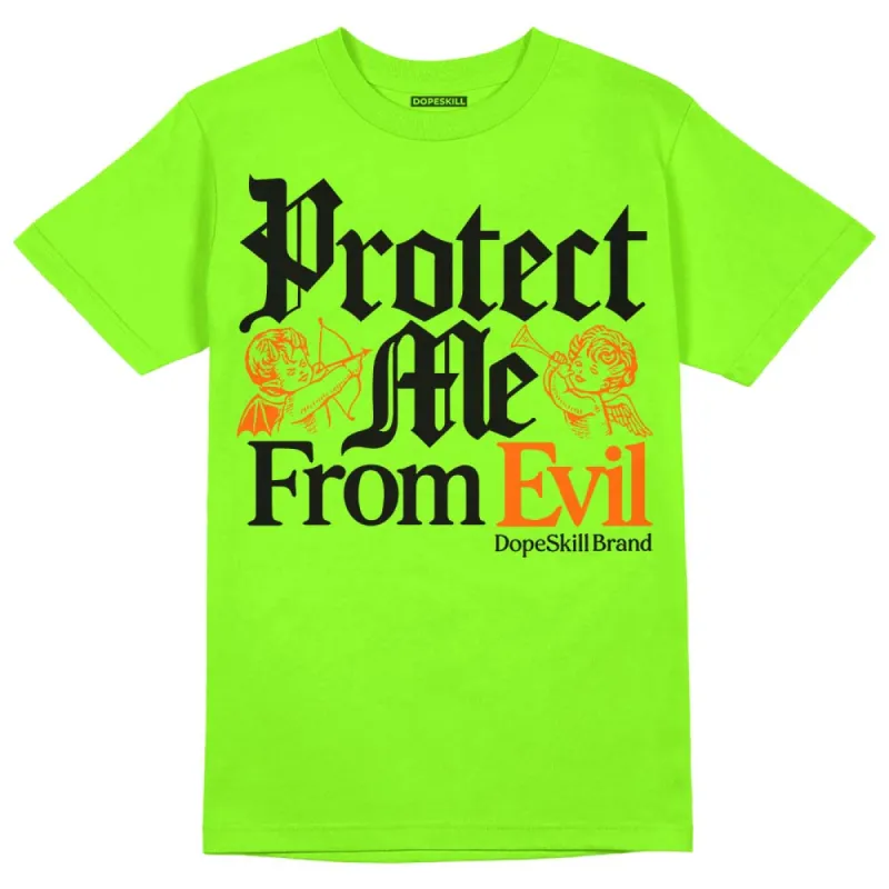 Neon Green Collection DopeSkill Neon Green T-shirt Protect Me From Evil Graphic sold by DopeSkill
