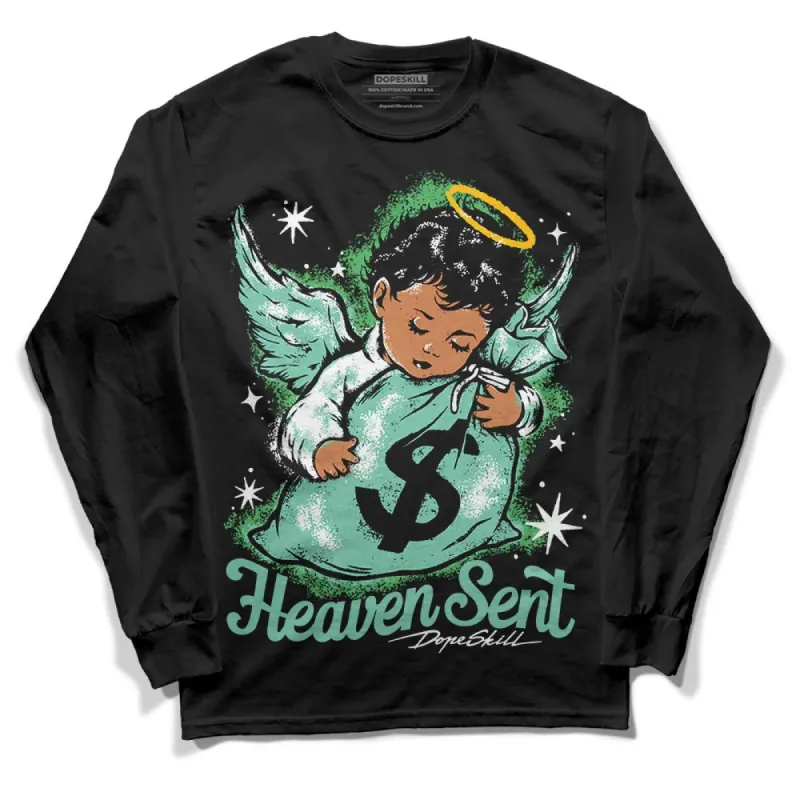 Green Glow 1s DopeSkill Long Sleeve T-Shirt Heaven Sent Graphic sold by DopeSkill