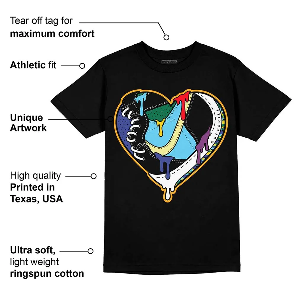 GS 'Six Championships' 1s DopeSkill T-Shirt Heart Jordan 1 Graphic sold by DopeSkill product image thumbnail 3