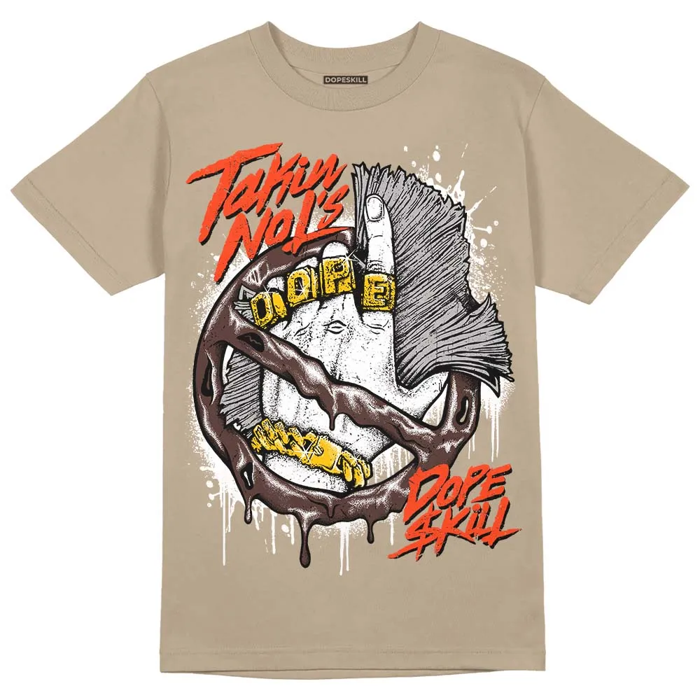 Latte 1s DopeSkill Medium Brown T-shirt Takin No L's Graphic sold by DopeSkill