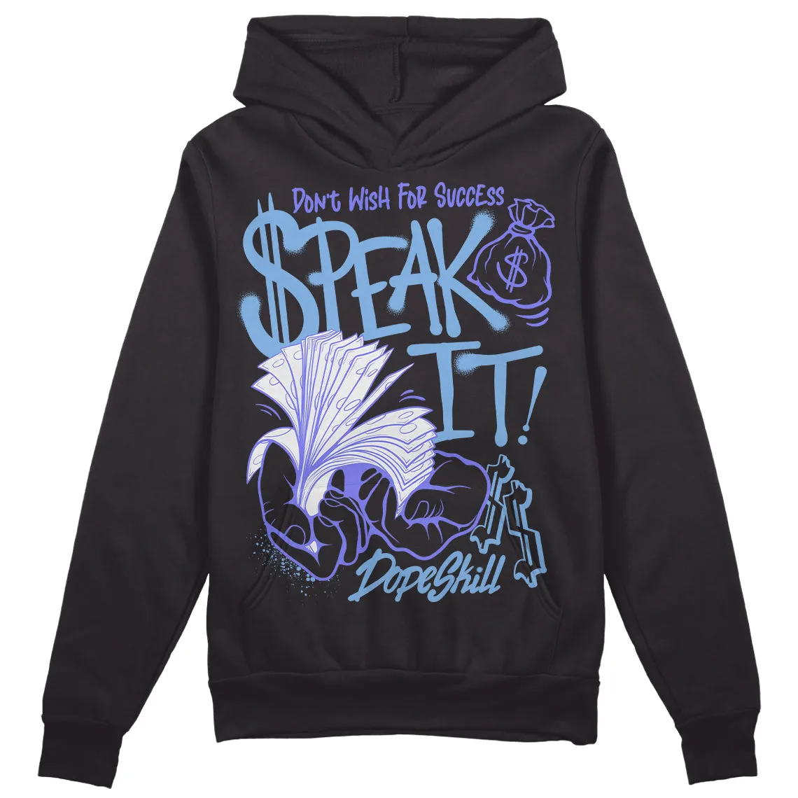 University Blue Collection DopeSkill Hoodie Sweatshirt Speak It Graphic sold by DopeSkill product image thumbnail 2