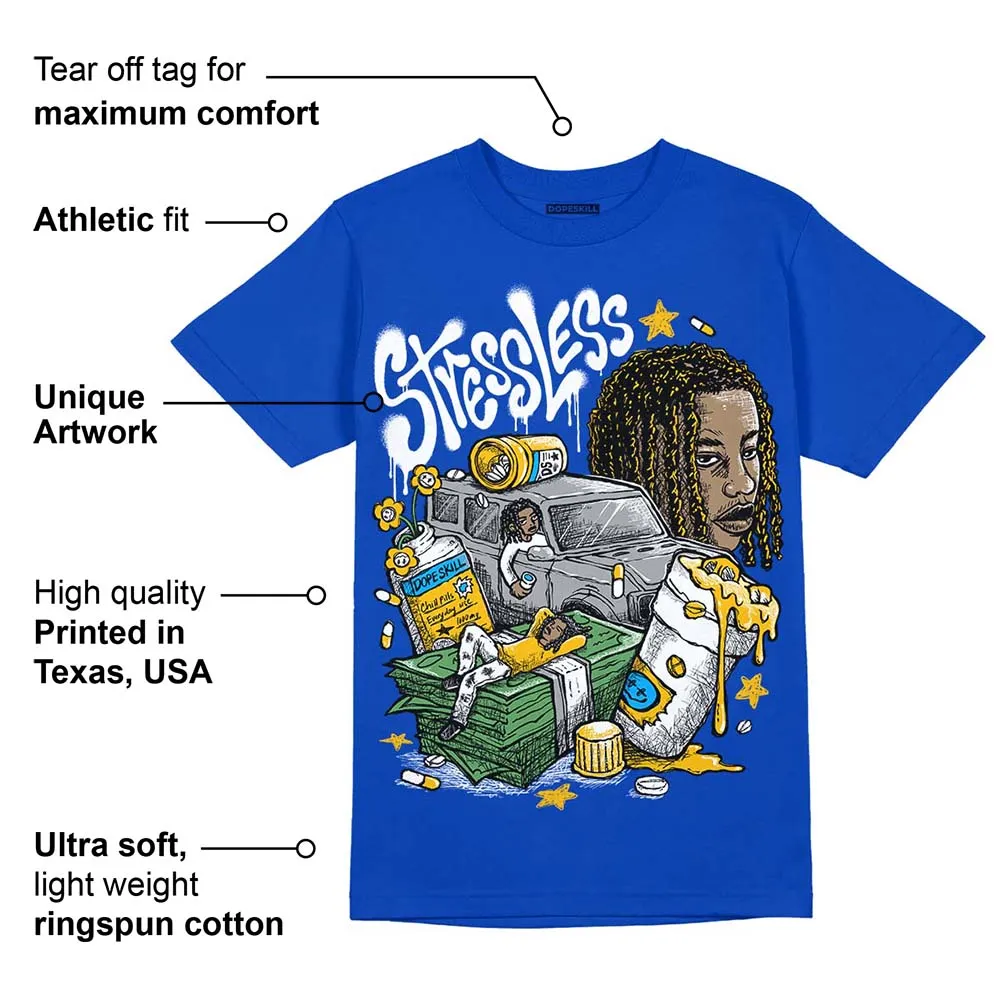 Royal Blue Collection DopeSkill Royal Blue T-shirt Stressless Graphic sold by DopeSkill product image thumbnail 2