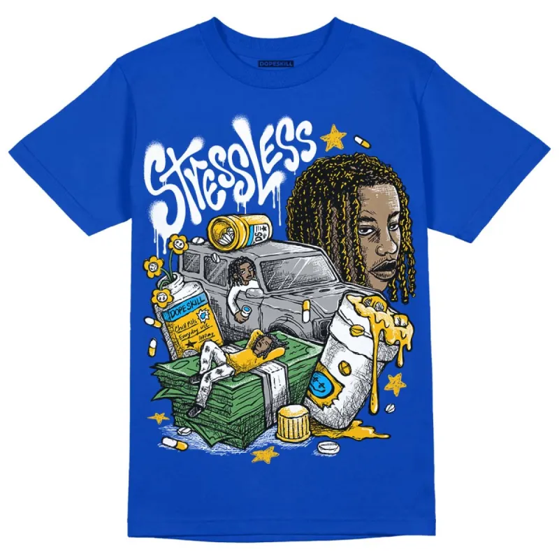 Royal Blue Collection DopeSkill Royal Blue T-shirt Stressless Graphic sold by DopeSkill