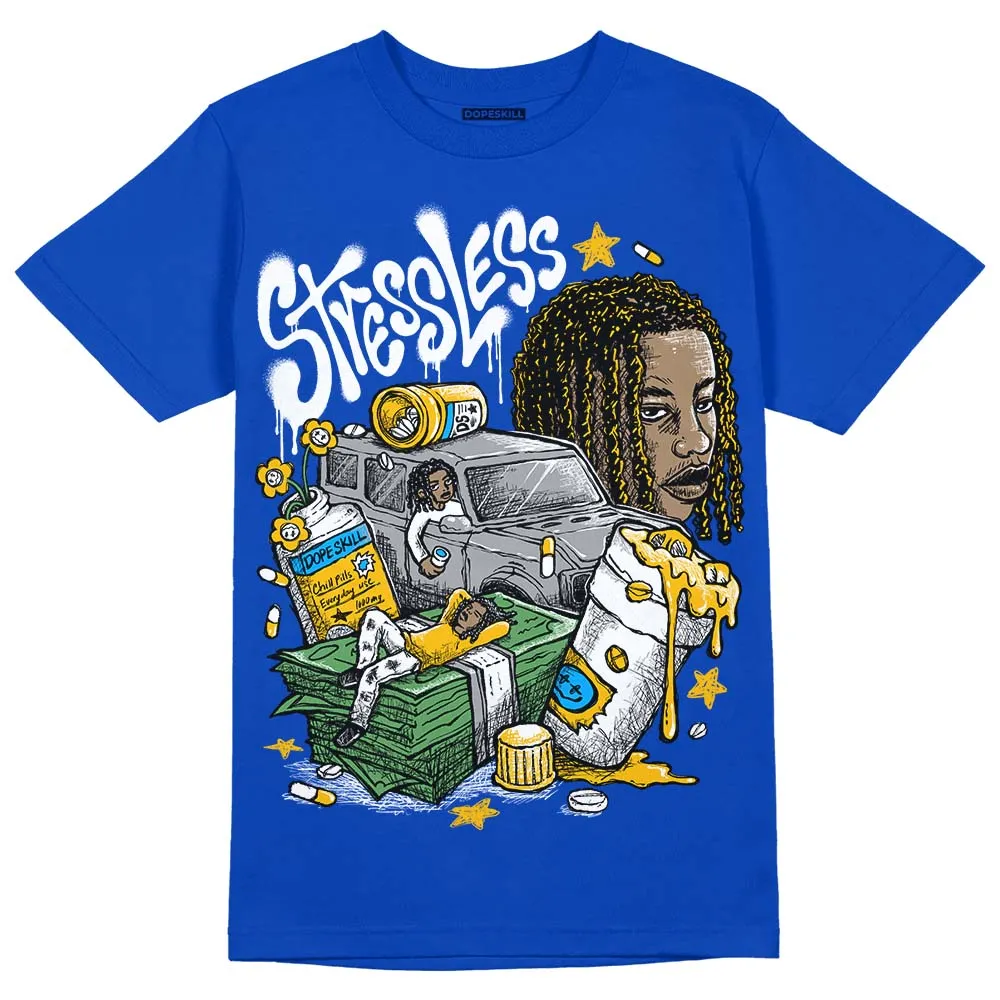 Royal Blue Collection DopeSkill Royal Blue T-shirt Stressless Graphic sold by DopeSkill