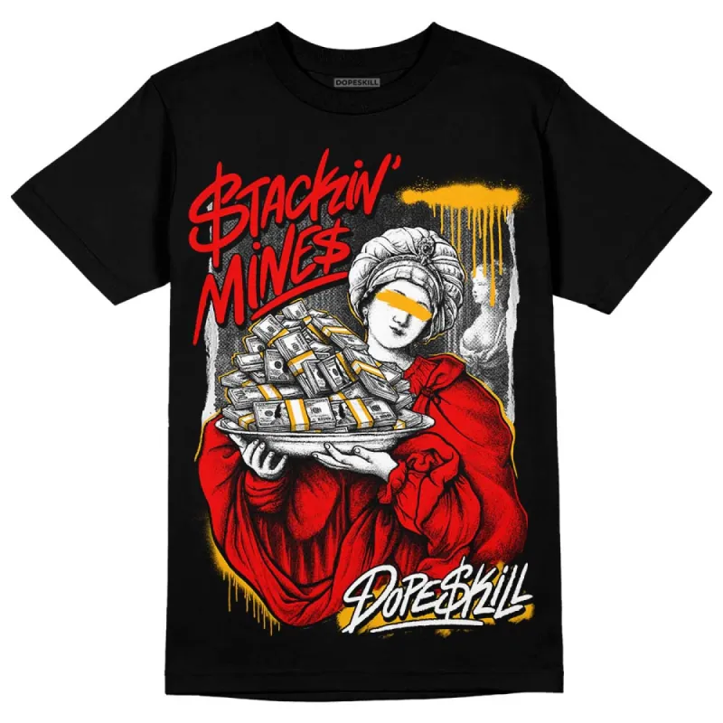 Red Collection DopeSkill T-Shirt Stackin Mines Graphic sold by DopeSkill