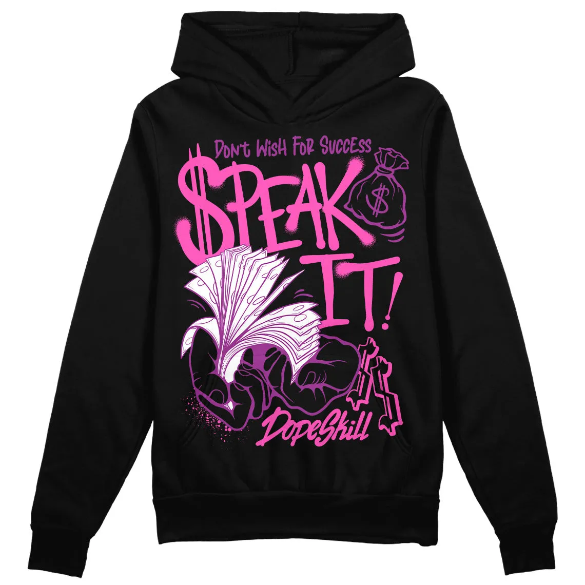 Hyper Violet 4s DopeSkill Hoodie Sweatshirt Speak It Graphic sold by DopeSkill product image thumbnail 2
