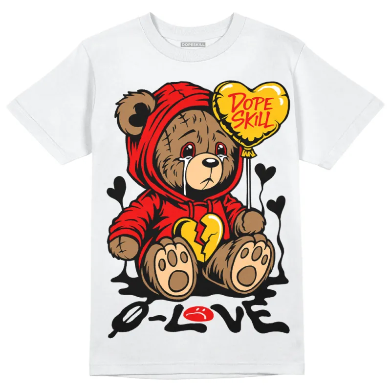 Cherry 12s DopeSkill T-Shirt NoLove Bear Graphic sold by DopeSkill