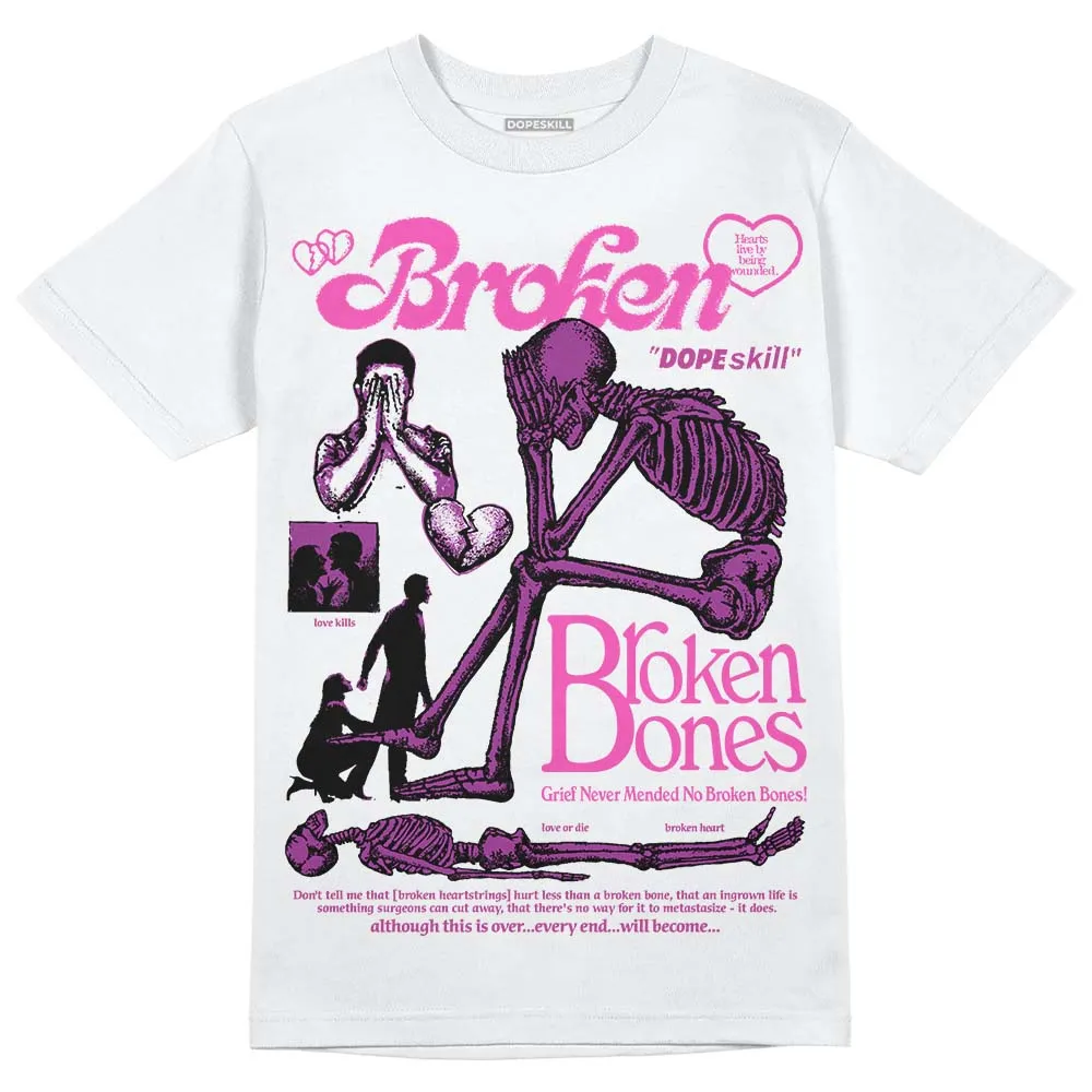 Hyper Violet 4s DopeSkill T-Shirt Broken Bones Graphic sold by DopeSkill