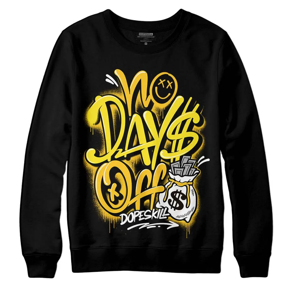 Vivid Sulfur 4s DopeSkill Sweatshirt No Days Off Graphic sold by DopeSkill product image thumbnail 2
