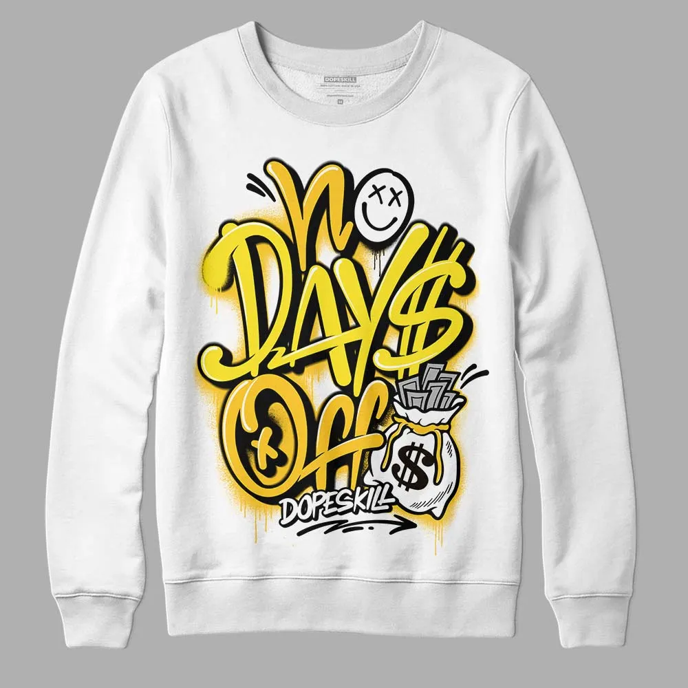 Vivid Sulfur 4s DopeSkill Sweatshirt No Days Off Graphic sold by DopeSkill