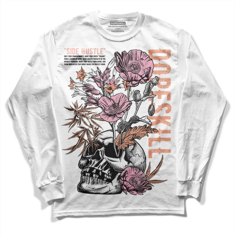 Legend Pink 11s DopeSkill Long Sleeve T-Shirt Side Hustle Graphic sold by DopeSkill