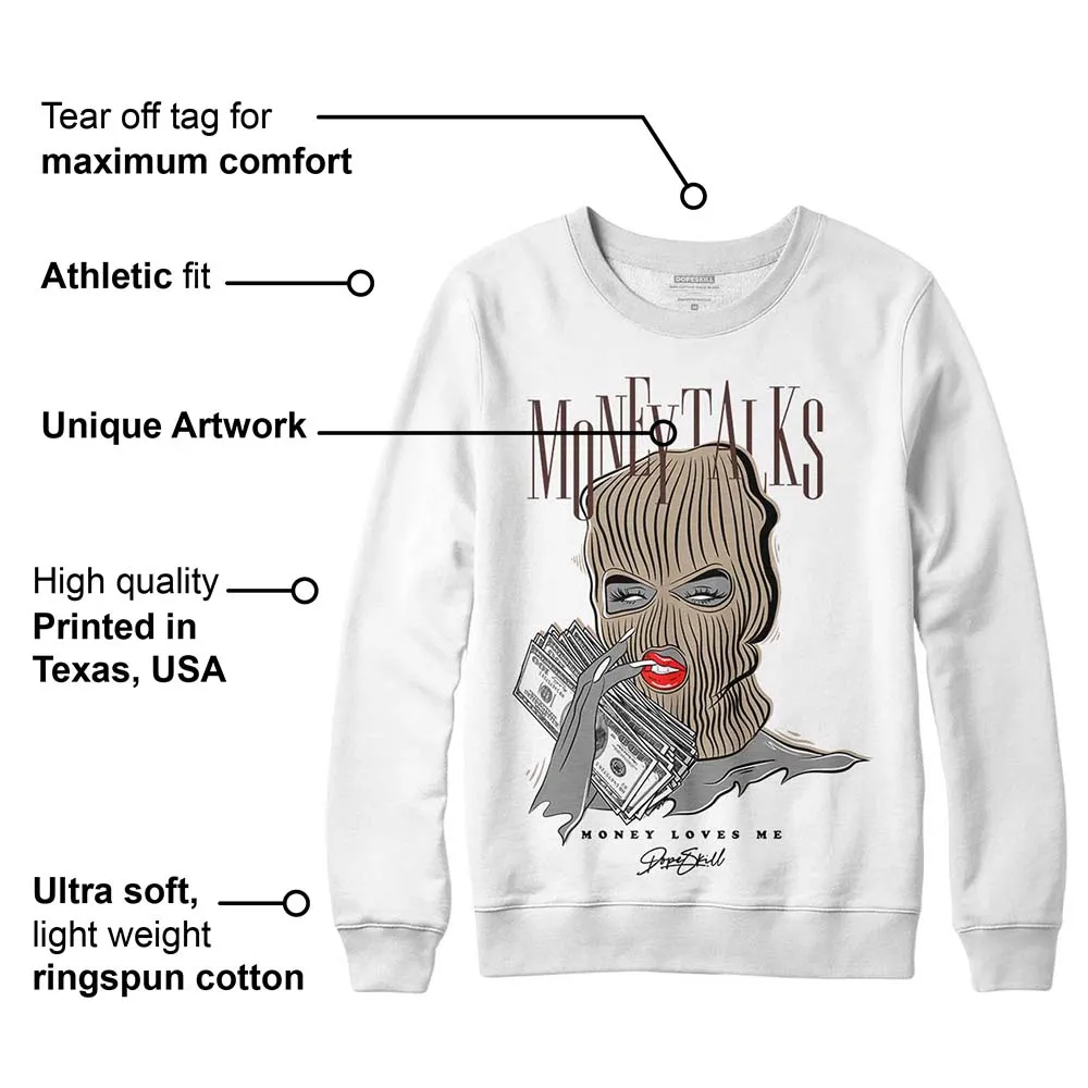 Latte 1s DopeSkill Sweatshirt Money Talks Graphic sold by DopeSkill product image thumbnail 3