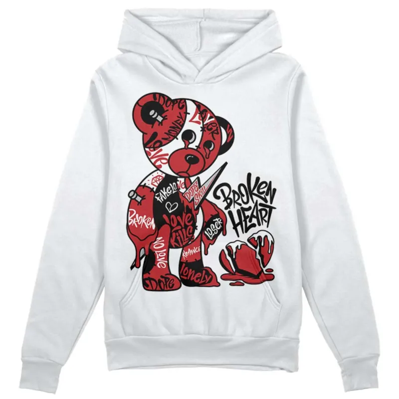 Red Taxi 12s DopeSkill Hoodie Sweatshirt Broken Heart Graphic sold by DopeSkill