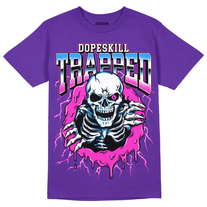 Dunk Purple Championship Court White DopeSkill Purple T-shirt Trapped Halloween Graphic sold by DopeSkill