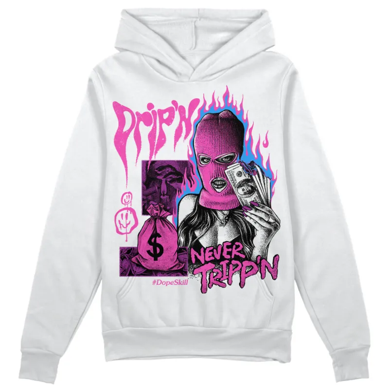 Hyper Violet 4s DopeSkill Hoodie Sweatshirt Drip'n Never Tripp'n Graphic sold by DopeSkill