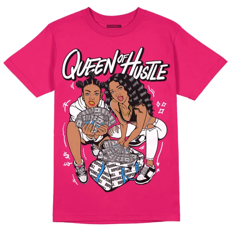 Dunk Obsidian Fierce Pink DopeSkill Pink T-Shirt Queen Of Hustle Graphic sold by DopeSkill