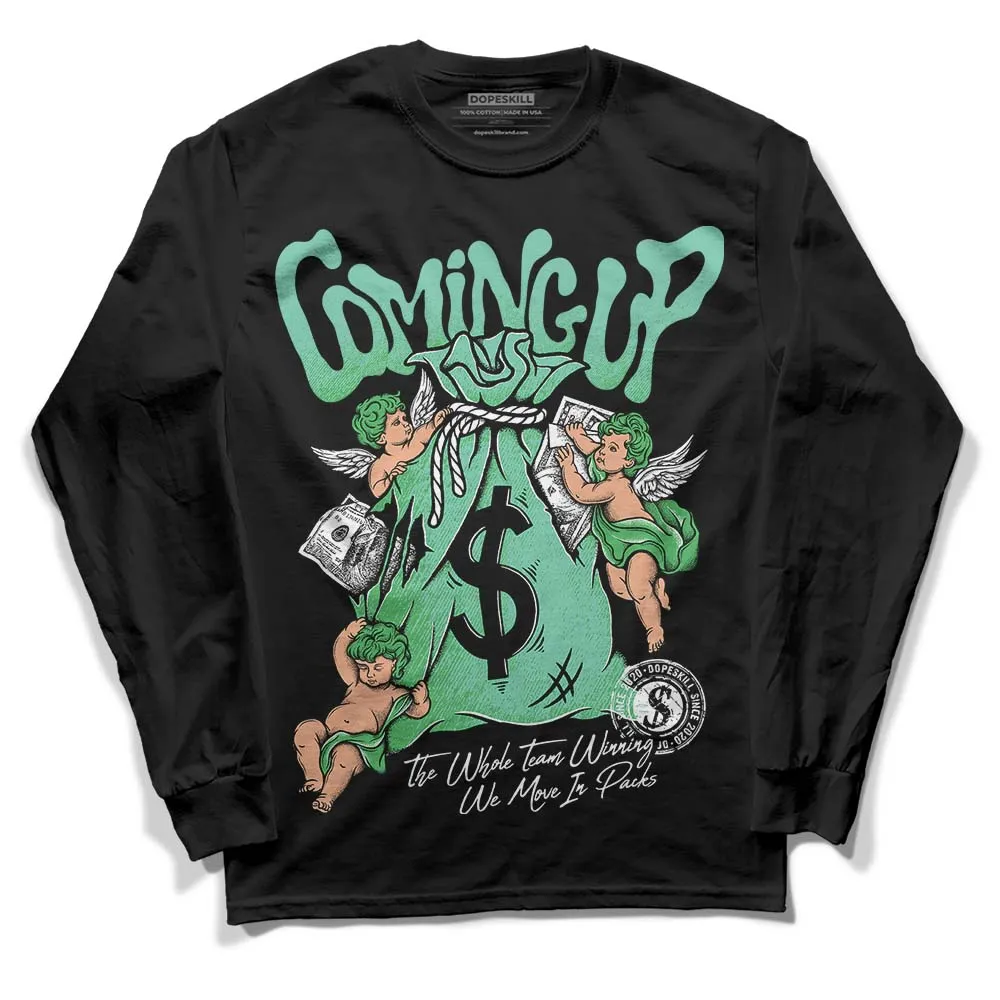 Green Glow 1s DopeSkill Long Sleeve T-Shirt Money Bag Coming Up Graphic sold by DopeSkill