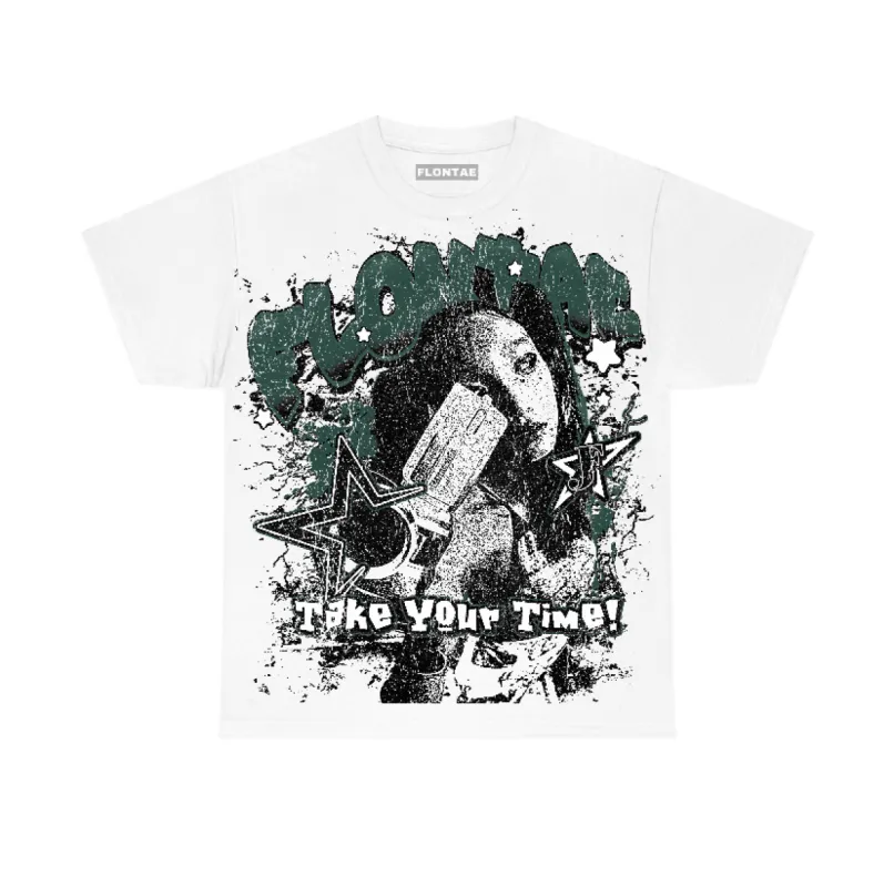 Oxidized Green 4s Flontae T-Shirt Be Patient Graphic sold by Flontae Clothing
