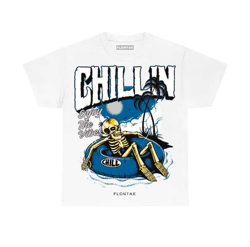 Military Blue 4s Flontae T-Shirt Chillin Graphic sold by Flontae Clothing