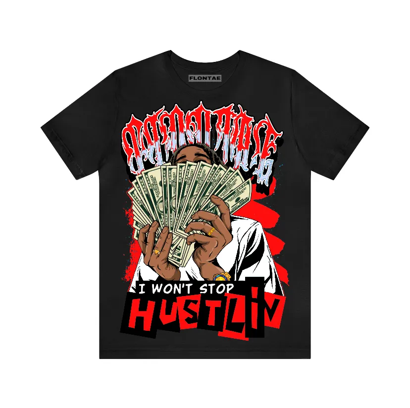Cherry 11s Flontae T-Shirt Hustlin Graphic sold by Flontae Clothing product image thumbnail 3