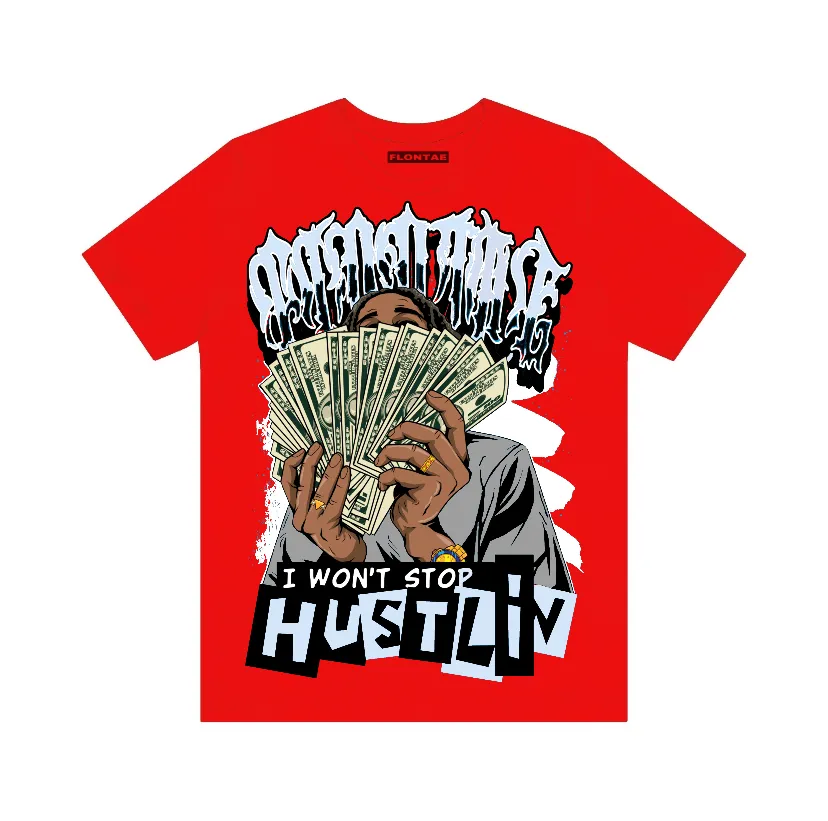 Cherry 11s Flontae T-Shirt Hustlin Graphic sold by Flontae Clothing product image thumbnail 2