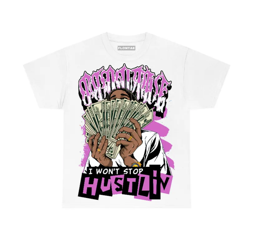 Hyper Violet 4s Flontae T-Shirt Hustlin Graphic sold by Flontae Clothing