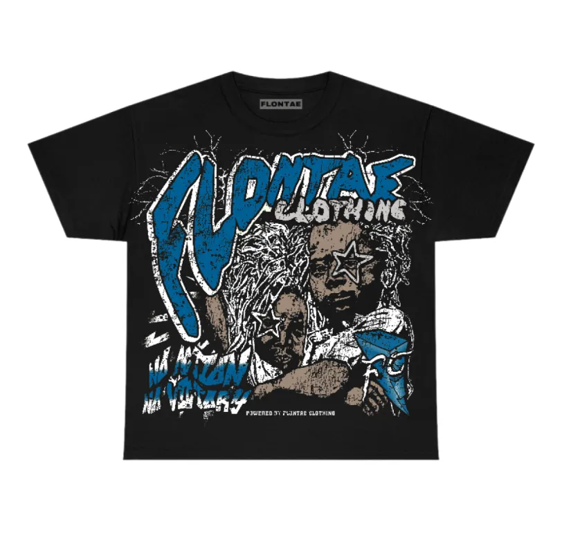 Military Blue 4s Flontae T-Shirt No Action Graphic sold by Flontae Clothing