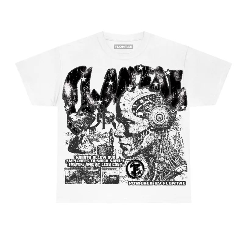 White Thunder 4s Flontae T-Shirt Smartness Graphic sold by Flontae Clothing