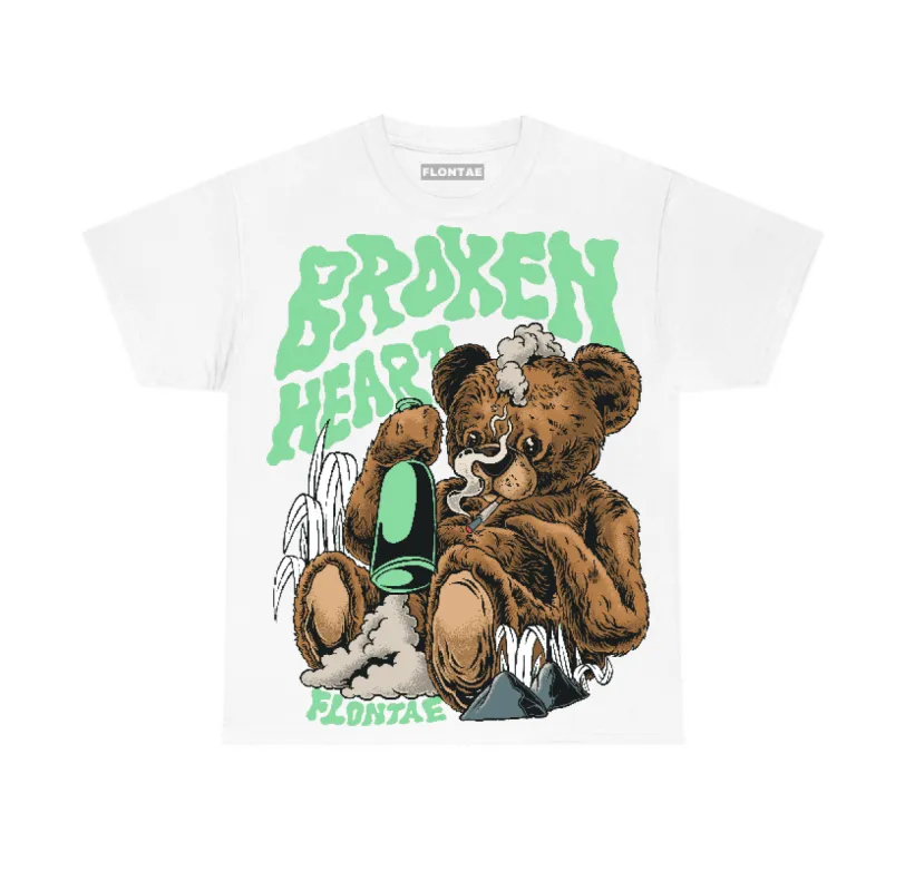 Green Glow 1s Flontae T-Shirt Broken Heart Graphic sold by Flontae Clothing