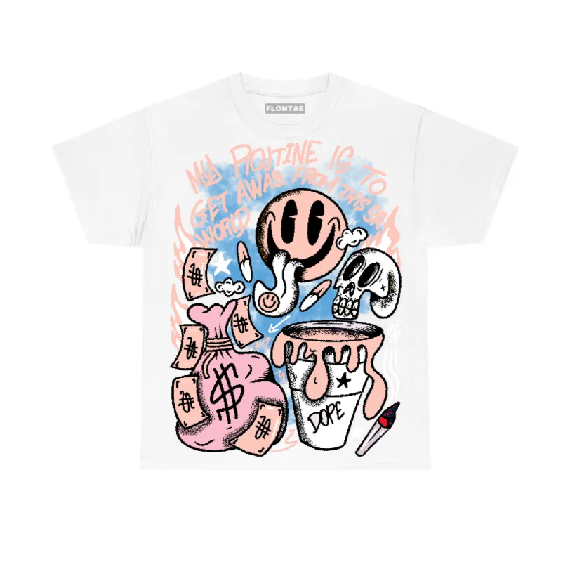 Legend Pink 11s Low Flontae T-Shirt Stay Out Graphic made by Flontae Clothing