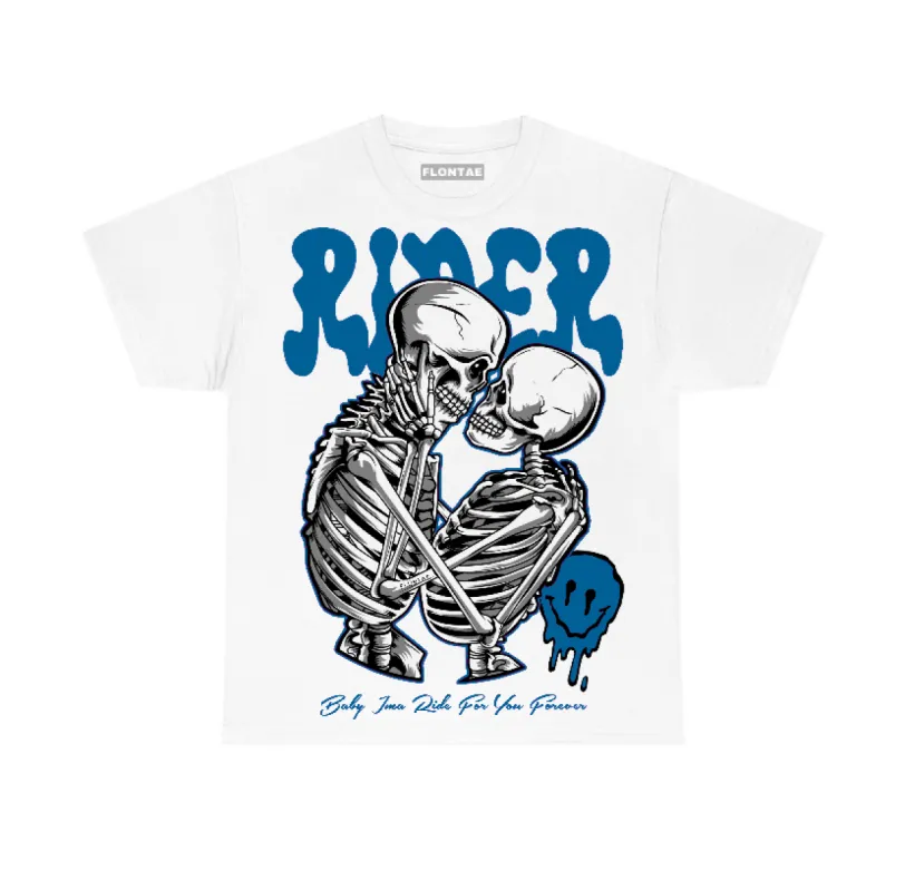 Military Blue 4s Flontae T-Shirt Rider Graphic sold by Flontae Clothing