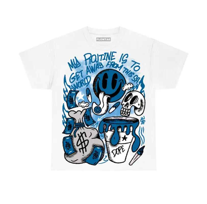 Military Blue 4s Flontae T-Shirt Stay Out Graphic sold by Flontae Clothing