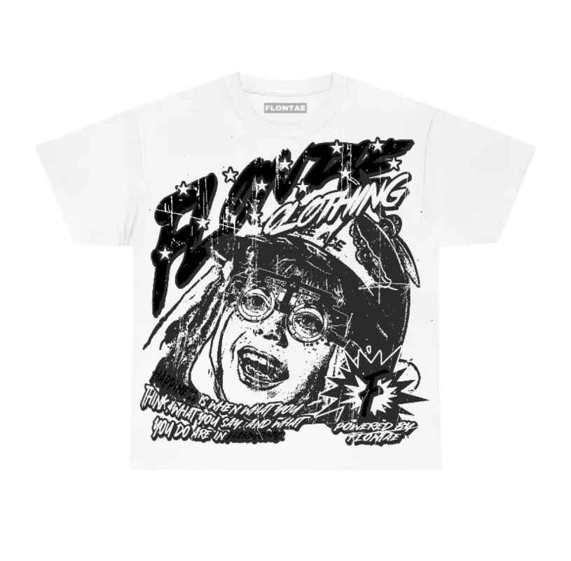 White Thunder 4s Flontae T-Shirt Always Smile Graphic sold by Flontae Clothing