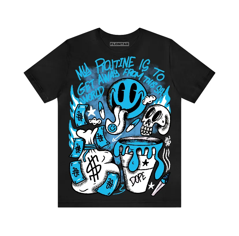 Powder Blue 9s Flontae T-Shirt Stay Out Graphic sold by Flontae Clothing product image thumbnail 2