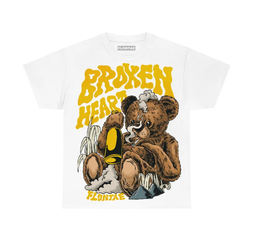 Vivid Sulfur 4s Flontae T-Shirt Broken Heart Graphic sold by Flontae Clothing