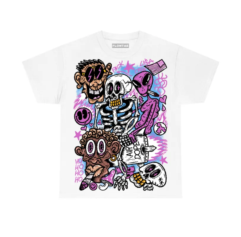 Hyper Violet 4s Flontae T-Shirt Friends Graphic sold by Flontae Clothing