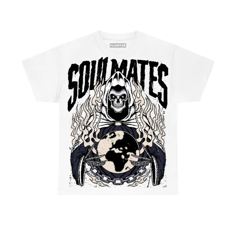 Midnight Navy 1s Flontae T-Shirt Soulmates Graphic sold by Flontae Clothing