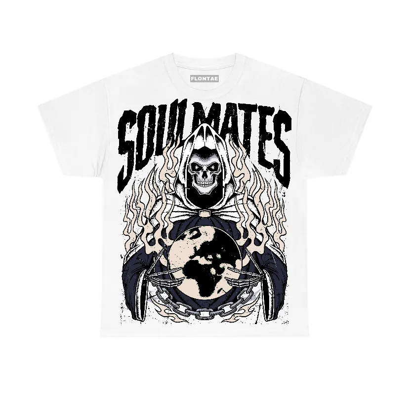 Midnight Navy 1s Flontae T-Shirt Soulmates Graphic sold by Flontae Clothing
