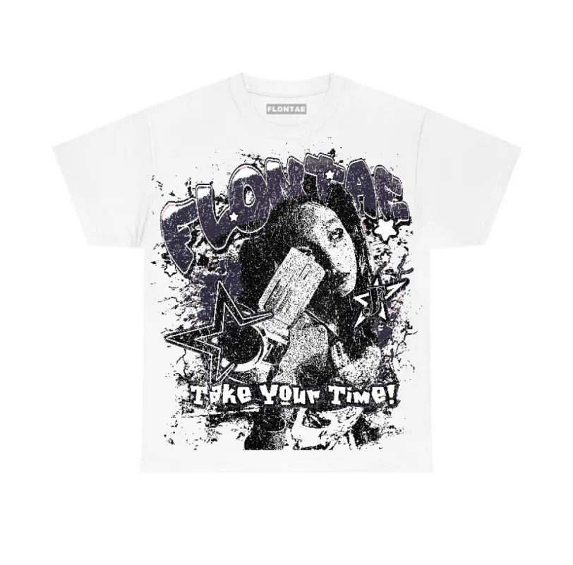 Midnight Navy 1s Flontae T-Shirt Be Patient Graphic sold by Flontae Clothing